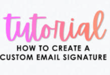 How to Create Custom Signatures for Emails