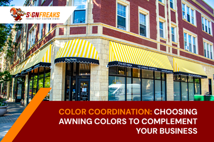 Color Coordination: Choosing Awning Colors to Complement Your Business
